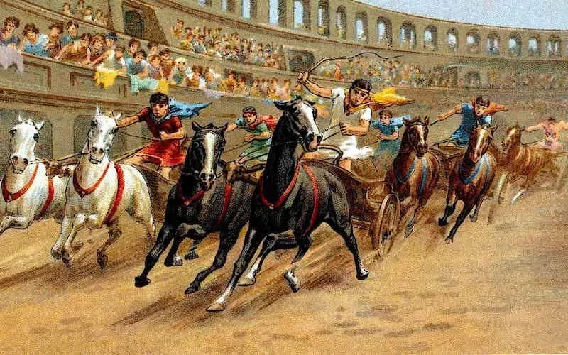 Chariot-Racing-in-the-Circus-Maximus
