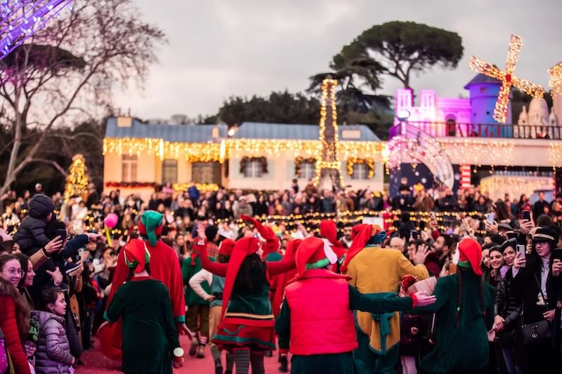 Christmas World at Villa Borghese. Photo credit: Christmas World