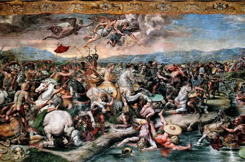 Detail-from-The-Battle-of-Milvian-Bridge-by-Giulio-Romano