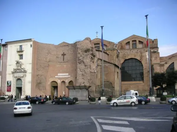 Outside Museo Nazionale Romano