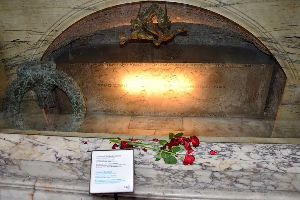 The_tomb_of_Raphael_in_the_Pantheon_in_Rome_Italy_Ank_Kumar_06
