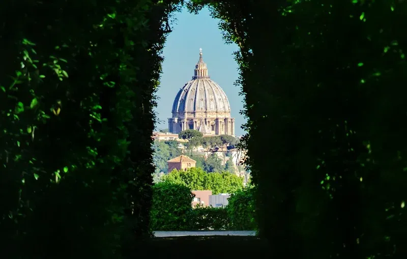 View-of-St-Peters-Basilica-from-the-Aventine-Hill